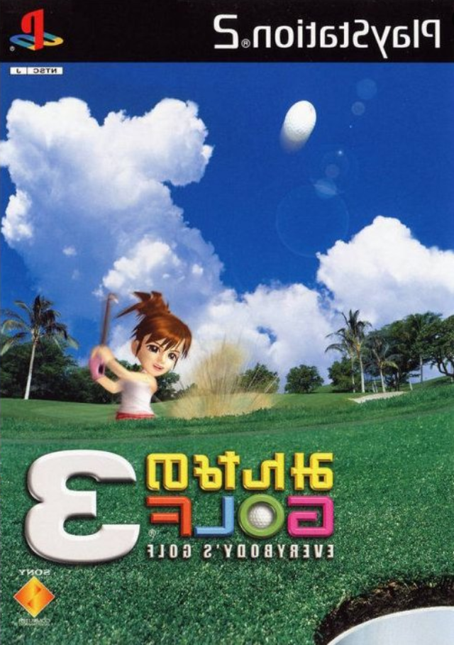 Portada invertida de Everybody&rsquo;s Golf 3 de PS2