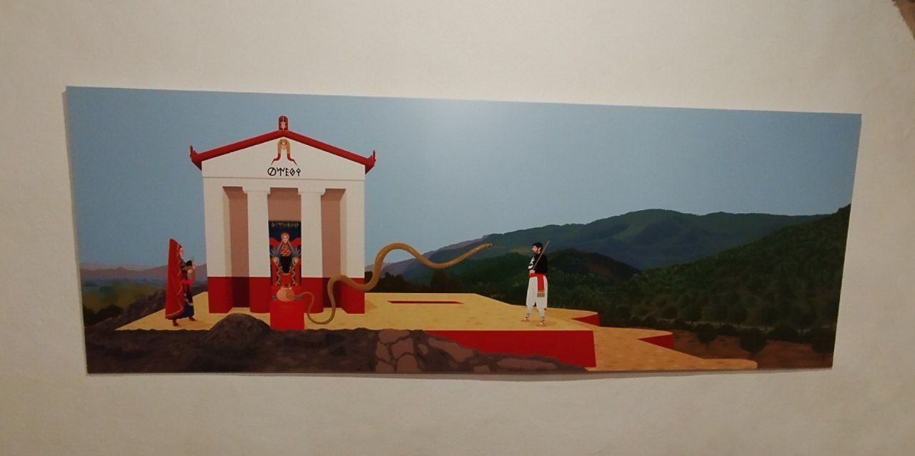 Una ermita huertana, una serpiente y López Miras en una especie de ritual