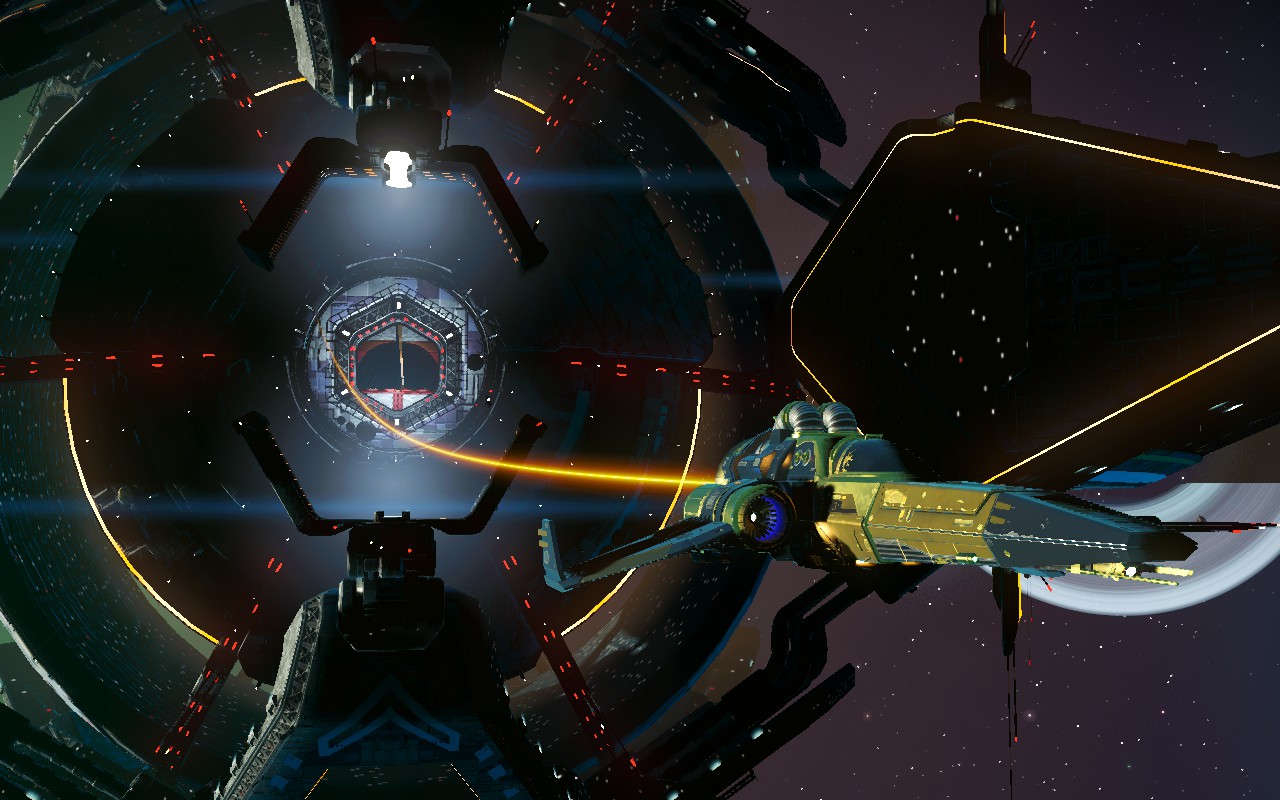 Uno de los nuevos diseños de las estaciones espaciales en el juego.