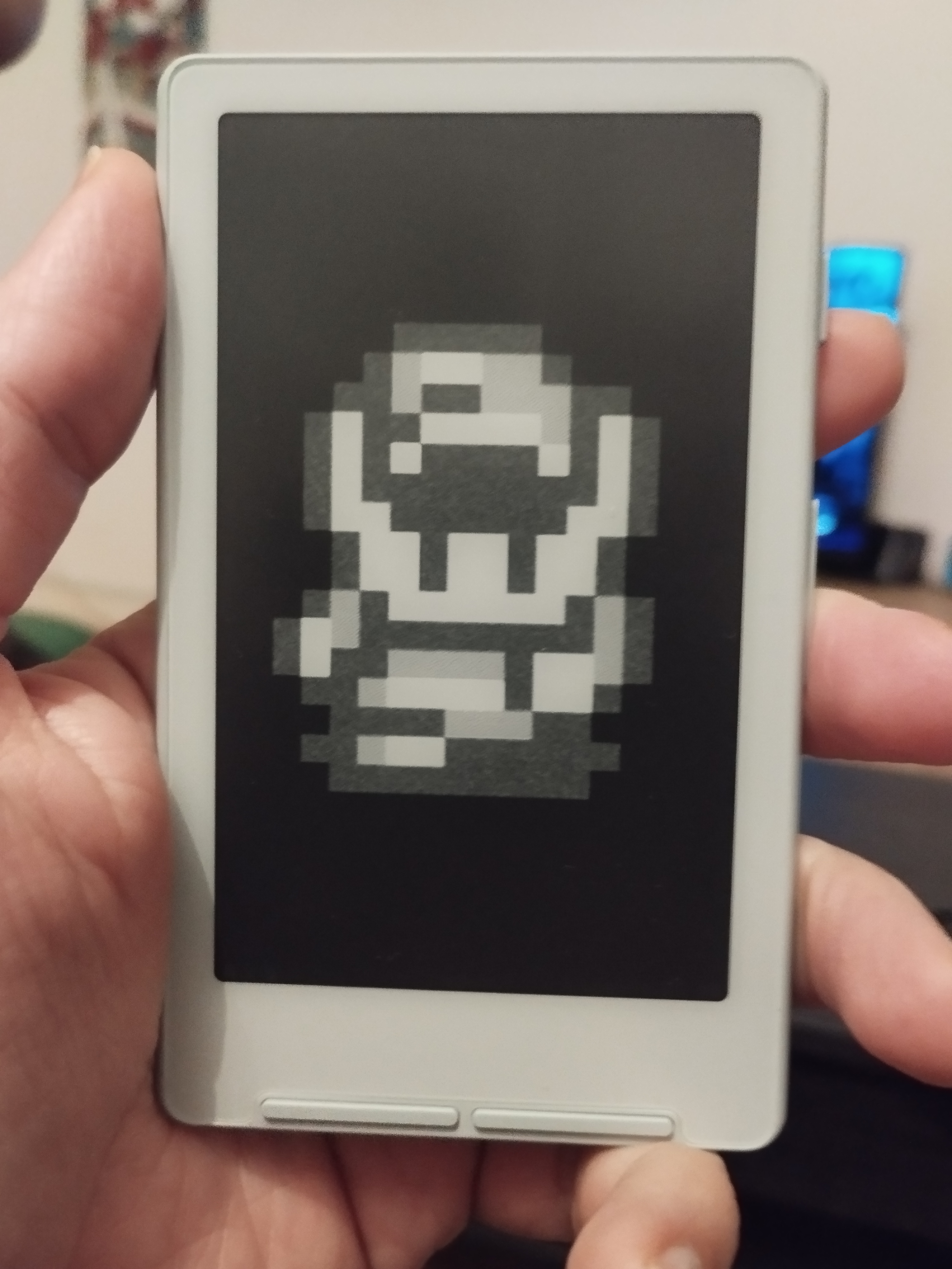 Fondo de pantalla de Link con el dispositivo en suspensión